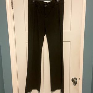 Ponte Knit Charcoal Grey Trousers